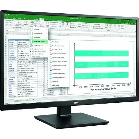 Monitor Profesional LG 27BK550Y-B 27"/ Full HD/ Multimedia/ Negro